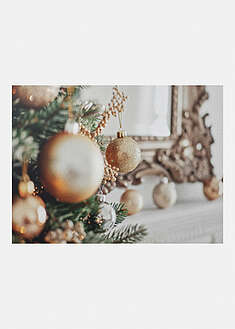 Jouluaiheinen kynnysmatto - beige painettu - bonprix