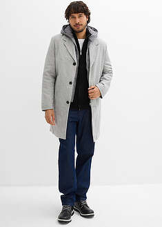 Pitkä 2in1-bleiseri irrotettavalla hupulla