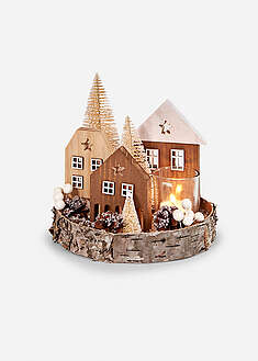 Koristetalot tuikkukipolla - luonnonvalkoinen - bonprix