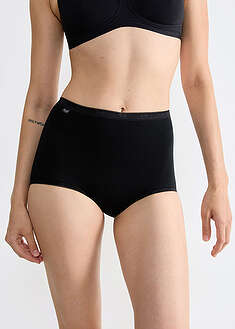 sloggi Basic+ Maxi -alushousut (4 kpl/pakkaus) - 4x musta - Sloggi