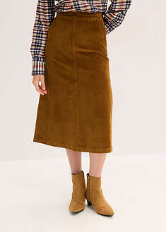 Vakosamettihame - konjakinruskea - bonprix