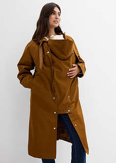 Vettähylkivä pitkä 6in1-äitiystakki/kantotakki irrotettavalla liivillä