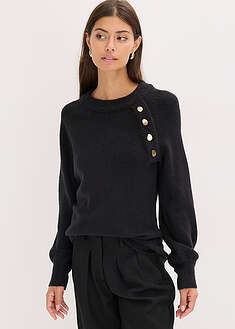 Neulepusero - musta - bonprix