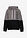 Collegehuppari, Slim Fit - musta-savunharmaa-painokuvioitu - bonprix