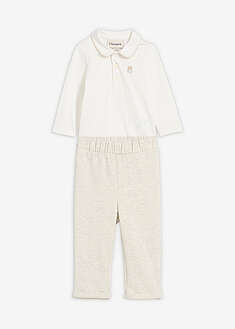 Body ja housut puhtaasta luomupuuvillasta (2-os. setti)