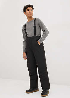 Vedenpitävät lämminvuoriset lasketteluhousut henkseleillä