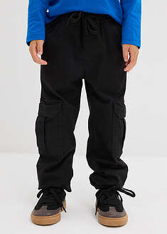 Lämpimät trikoovuorilliset reisitaskuhousut, Regular Fit