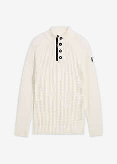 kohopintainen-pystykaulusneule-kierratetylla-puuvillalla