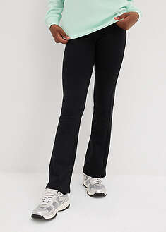 Bootcut-malliset lämpöleggingsit (2 kpl/pakkaus) - musta+musta - bonprix