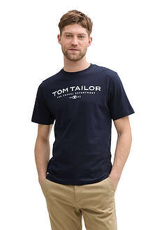 Tom Tailor t-paita - tummansininen painokuvioitu - Tom Tailor