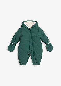 Toppahaalari hihansuiden irrotettavilla tumpuilla - matta vihreä-luonnonbeige - bonprix