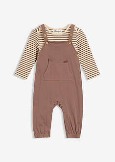 Ribbihaalari ja body puhtaasta luomupuuvillasta (2-os. setti)