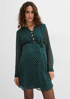 Juhlava sifonkinen äitiysmekko/imetysmekko