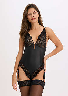 Wetlook-body irrotettavilla sukkanauhoilla