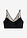 Feel Comfort -bralette-rintaliivit laserleikkauksilla - musta + villanvalkoinen - bonprix