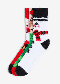 Pehmosukat (3 paria) - värikäs - bonprix