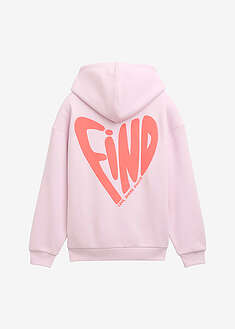 Tom Tailor collegehuppari selkäpainatuksella - roosa painokuvioitu - Tom Tailor