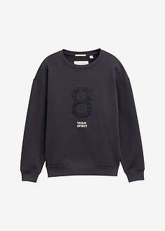 Tom Tailor oversize-collegepaita applikoinnilla - harmaa painokuvioitu - Tom Tailor