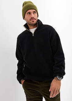 Teddy-fleecepaita kätevillä vetoketjutaskuilla