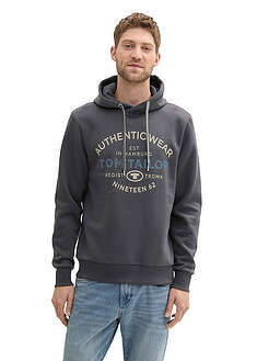 Tom Tailor collegehuppari - harmaa painokuvioitu - Tom Tailor