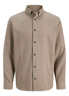 JJ REBEL flanellipaita puuvillasekoitteesta - beige - J&J Rebel