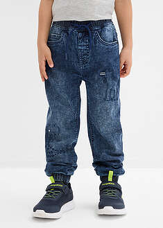 Trikoovuorilliset kuminauhavyötäröiset lämpöfarkut, Regular Fit