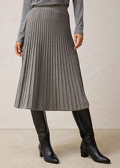 Neulehame merinovillalla - meleerattu harmaa - bonprix