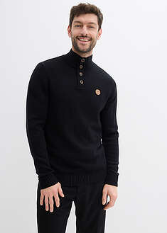 Pystykaulusneule puuvillasekoitteesta