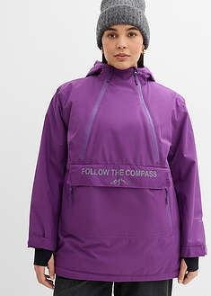 Vedenpitävä fleecevuorillinen anorakki