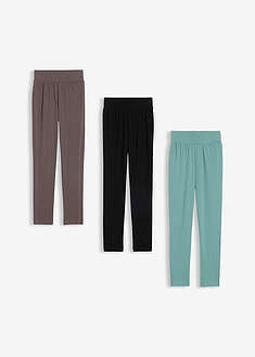 Leggingsit joustavasta luomupuuvillasekoitteesta (3 kpl/pakkaus)