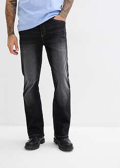 Joustavat Classic Fit -farkut mukavalla vyötäröllä, bootcut