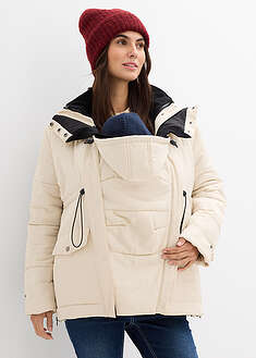 Äitiystakki/kantotakki irrotettavalla fleecetakilla