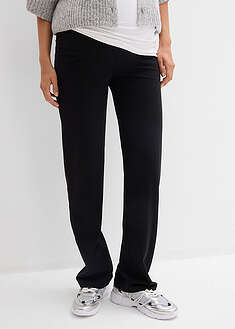 Trikoohousut taitettavalla vyötärönauhalla raskausaikaan ja sen jälkeen