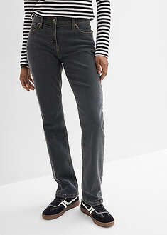 Suorat keskivyötäröiset stretch-farkut