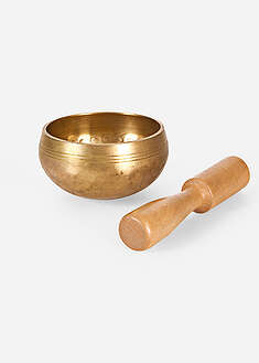 Äänimalja ja puinen kapula