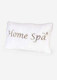 Tekstikirjailtu koristetyyny