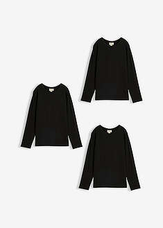 Pitkähihainen paita luomupuuvillalla (3 kpl/pakkaus)