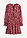 Kreppikankainen minimekko - rubiininpunainen Paisley - bonprix