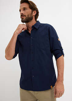 Pitkähihainen kauluspaita puhtaasta puuvillasta