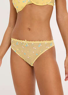 Kirjaillut mini slip -alushousut