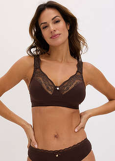 Kaarituettomat rintaliivit luomupuuvillasekoitteesta (2 kpl/pakkaus)