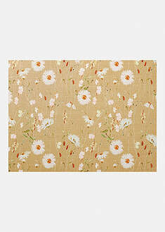 Kukkakuvioinen pestävä kynnysmatto