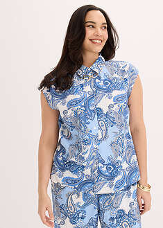 Painokuvioitu pusero kevyestä viskoosista