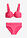 Balconette-bikinit pehmustetuilla olkaimilla (2-os. setti) - pinkki - bonprix