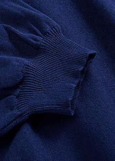 Ohut neulepusero puuvillasekoitteesta