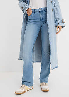Keskivyötäröiset joustavat bootcut-farkut