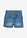 Korkeavyötäröiset farkkushortsit - blue bleached - bonprix