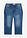 Kapeat caprifarkut, Mid Waist - kulutettu sininen - bonprix