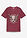 Kuluneen näköinen t-paita puhtaasta luomupuuvillasta - rubiininpunainen-painokuvioitu - bonprix