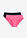 Kahdet bikinihousut (2 kpl/pakkaus) - pinkki+musta - bonprix